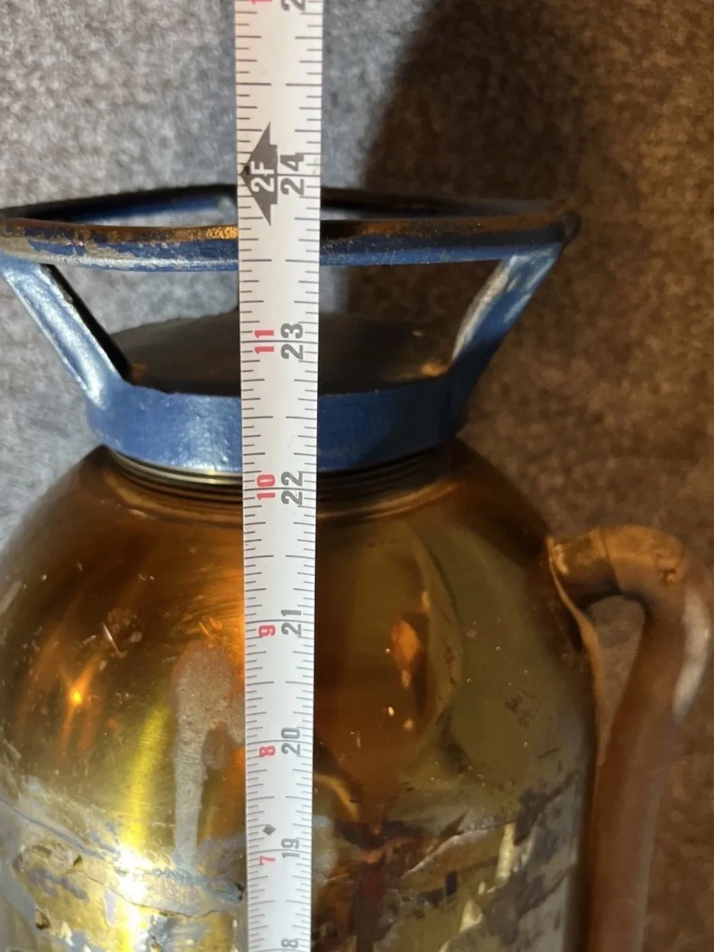 Vintage General Copper Fire Extinguisher Fire Guard Quick Aid Soda Acid TS-15